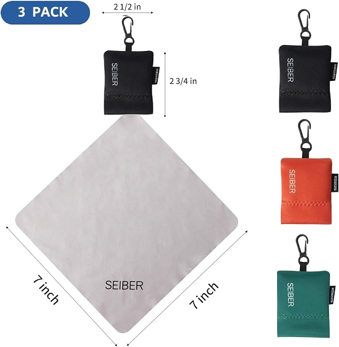 SEIBER Eyeglass Cleaning Microfiber Cloth - - Image 4
