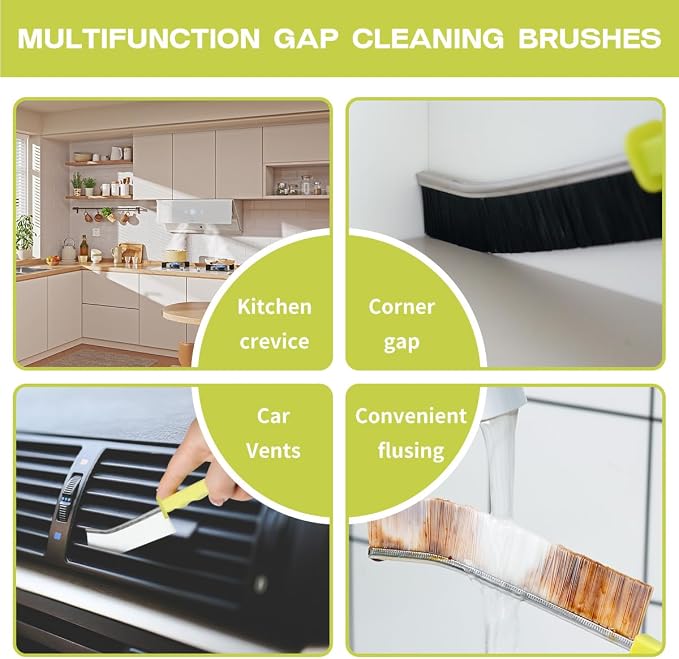 5-Pack Heavy-Duty Crevice Cleaning Brushes – Stiff Bristles - Image 5