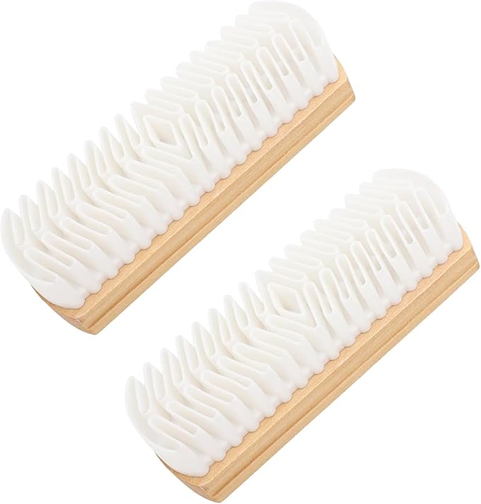 2Pcs Suede Brush for Shoes, Rubber Shoe Brush Cleaner by Unknown