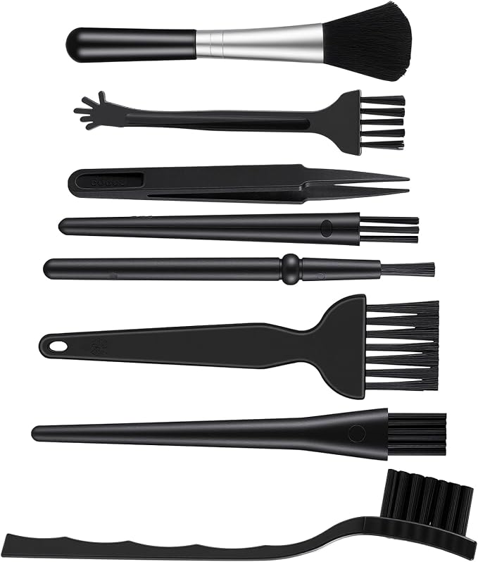 8 Pcs Mini Keyboard Cleaning Brushes Kit, Anti Static Electronic Dust Cleaning by Unknown