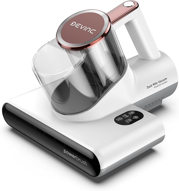 DEVINC Mattress Vacuum Cleaner, 16Kpa 650W Bed Vacuum Cleaner by DEVINC