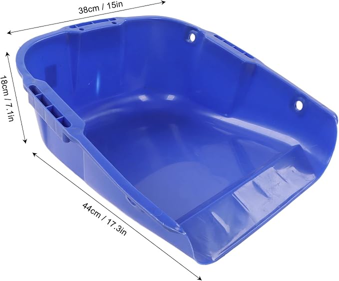 Plastic Dust Pan Heavy Duty Dustpan Large Capacity Dustpan Double Handle Wear - Image 2