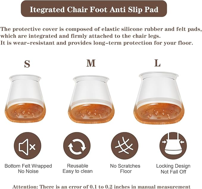 20 Pcs Chair Leg Floor Protectors - Image 6