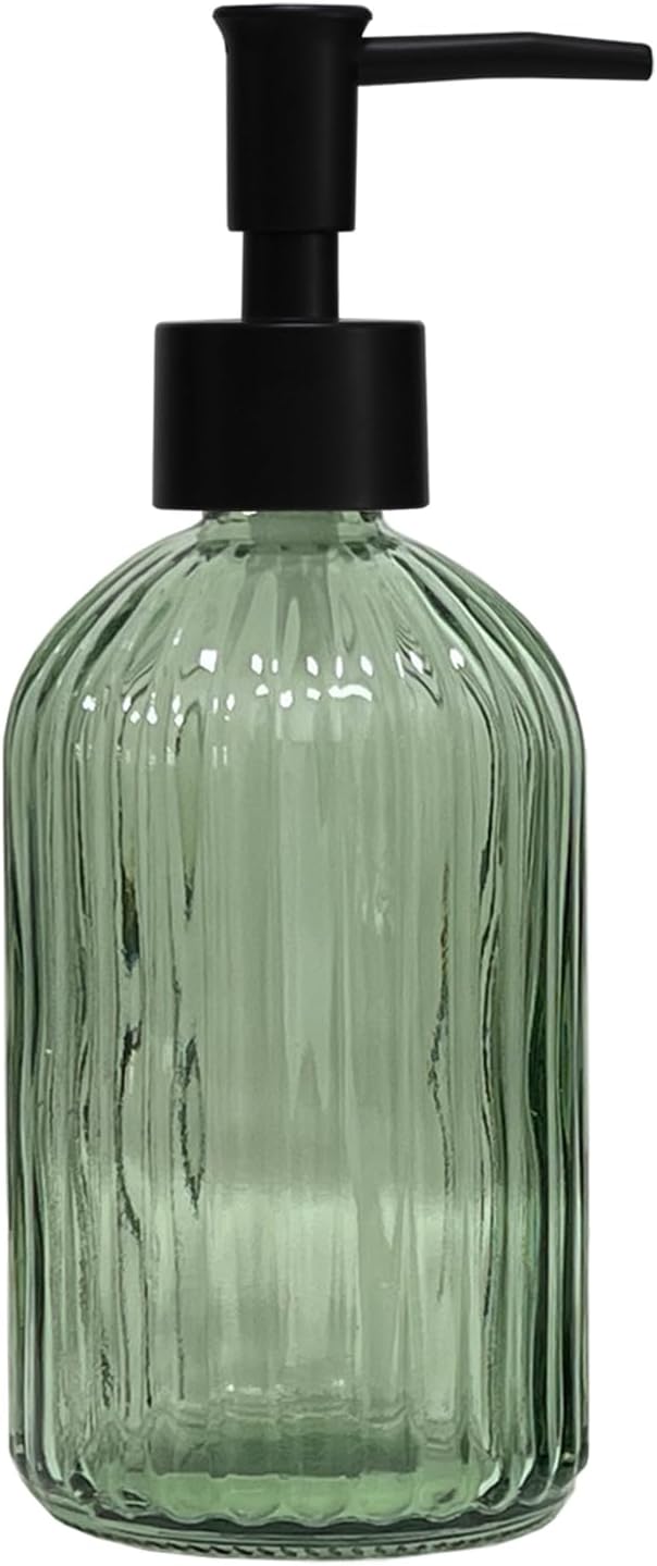 Green Glass Soap Dispenser by YYTSGG