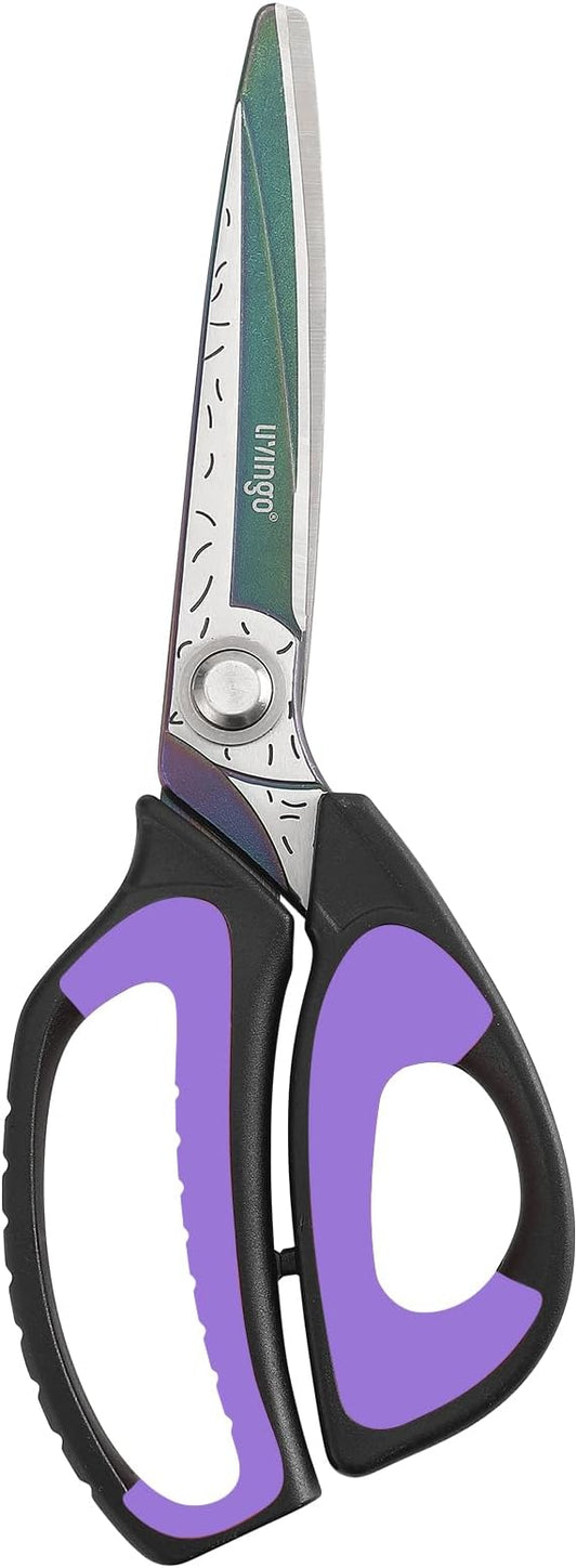 LIVINGO Heavy Duty Industrial Scissors: 10" Utility Stainless Steel Scissors by LIVINGO