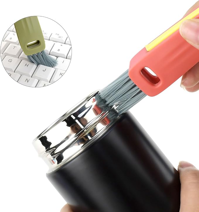 3 Pcs 3 in 1 Cup Lid Cleaning Brush Crevice Cleaning Brush - Image 2