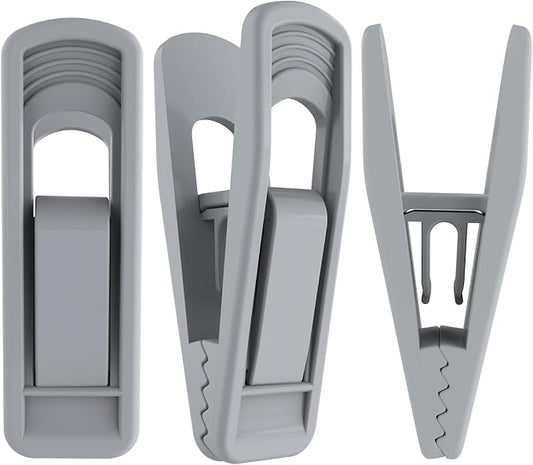 Hanger Clips for Velvet Hangers, Non-Slip Plastic Clips Skirt Hanger Clips for by TOFIIGREM