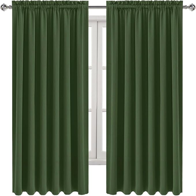 DWCN Blackout Curtains for Living Room Thermal Insulated, Energy Saving & Noise - Image 9