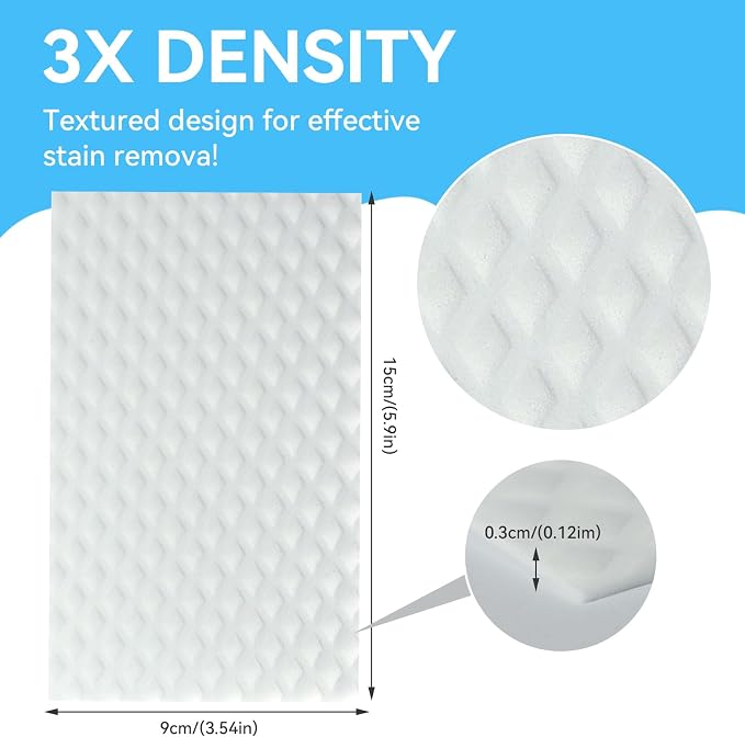Magic Sponge Eraser Sheets, 35 Pack White Melamine Sponge, Upgrade Convex Point - Image 2