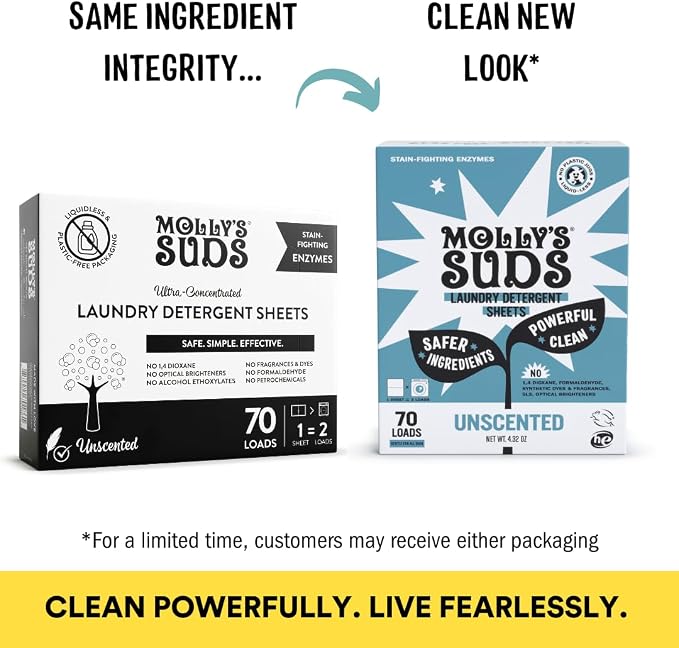 Molly’s Suds Laundry Detergent Sheets | Gentle on Sensitive Skin, Powerful - Image 2