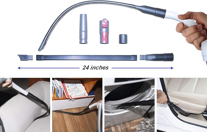 Dryer Vent Cleaner Kit & Refrigerator Condenser Coil Brush-Dryer Lint Brush - Image 5