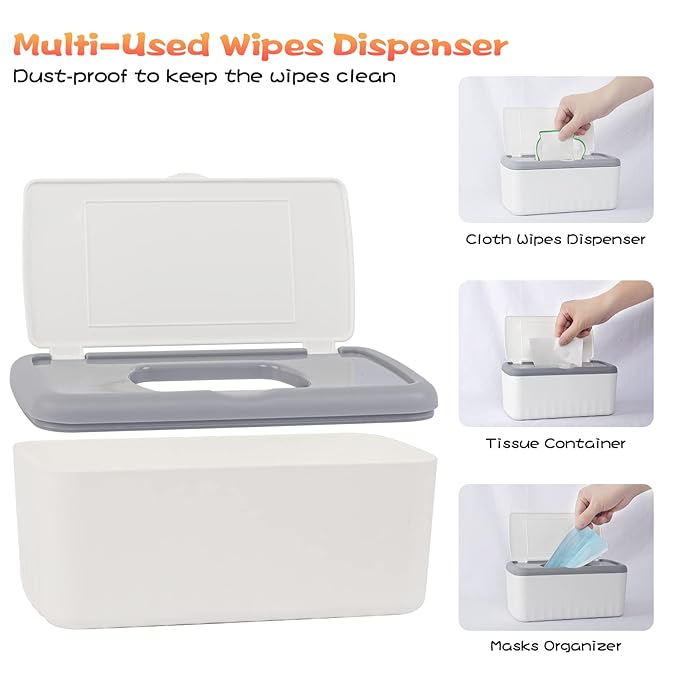 54 Packs Flannel Cloth Baby Wipes - Image 5