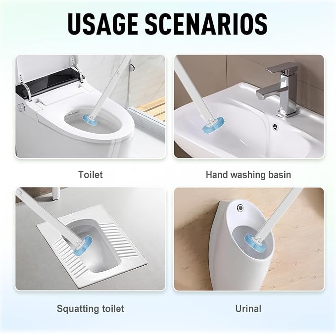 36 PCS Disposable Toilet Brush Heads, Toilet Bowl Wand Refills - Image 7