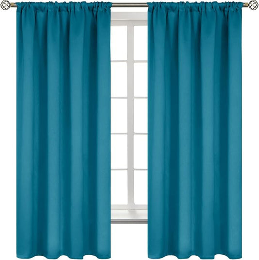 BGment Peacockblue Blackout Curtains by BGment
