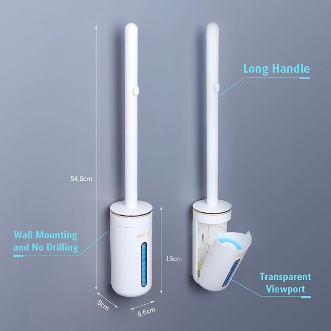 AIR U+ Disposable Toilet Brush, Toilet Bowl Cleaning System - Image 7