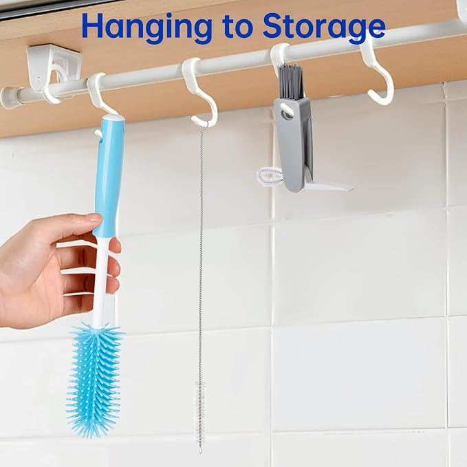 3 Pack Water Bottle Cleaner Brush Set - Image 5