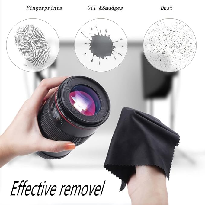 Glasses Cleaning Cloths, Premium Eyeglass Cleaner Cloth, Lens Wipes Cloth - Image 3