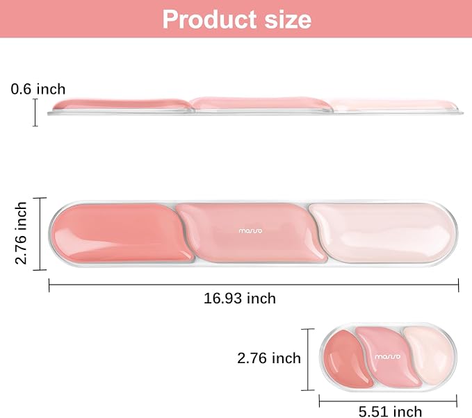 MOSISO Gel Keyboard Wrist Rest&Wrist Support - Image 8