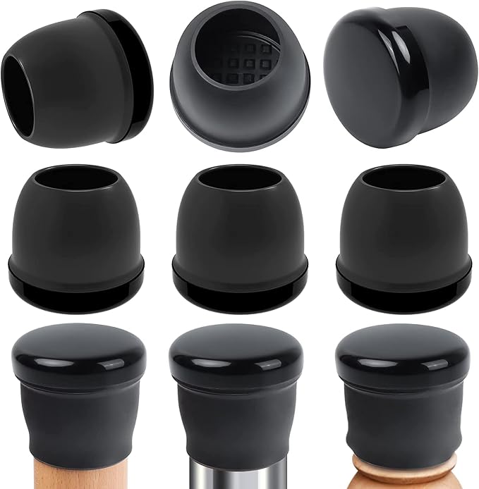 Ezprotekt 8 Pcs Large Black Chair Leg Sliders by VisittheEzprotekt
