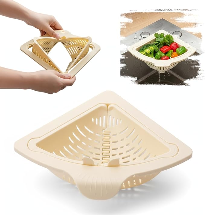 Magnetic Drainage & Filter Basket, Triangular Sink Strainer by Unknown