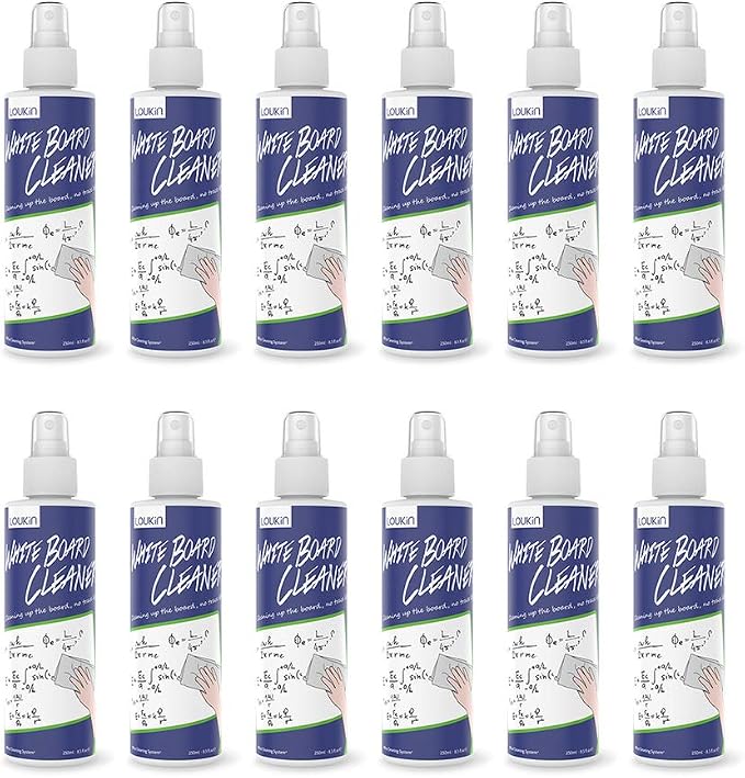loukin Non-Toxic Whiteboard Cleaner, 8.5 fl oz Dry Erase Board Cleaner by LOUKIN