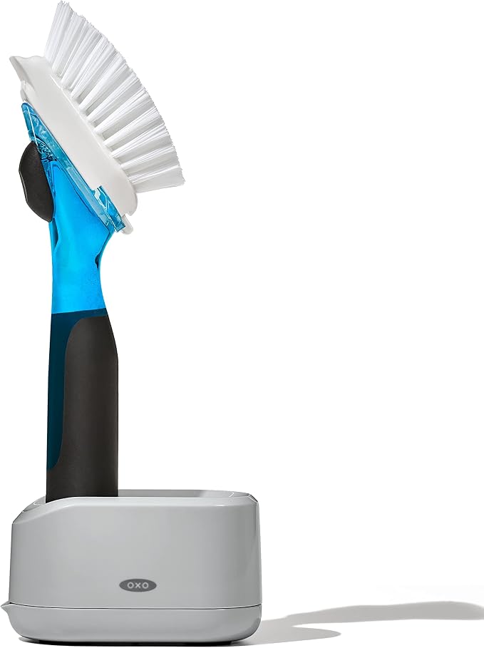 OXO New Good Grips Soap Dispensing Dish Brush Storage Set by OXO