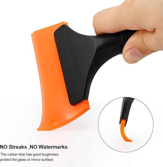 EHDIS Small Squeegee 5 inch Rubber Window Tint Windshield Scraper - Image 4