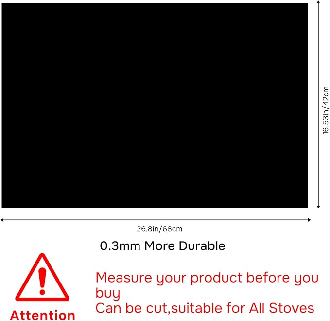 2PCS Guards for Gas Stove Top Protector Covers 0.3mm Cuttable, Heat Resistance - Image 5
