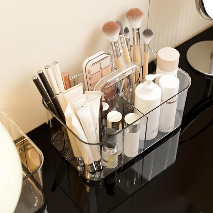 Clear Thickened Portable Caddy Tote, Shower Caddy - Image 5