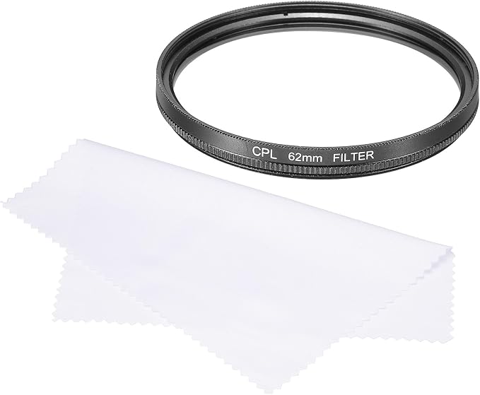 MECCANIXITY 62mm Circular Polarizer Filter, Double Sided Multi-Layer Coatings by MECCANIXITY