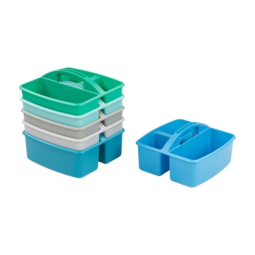 ECR4Kids 3-Compartment Storage Caddy, Storage Organizer, Contemporary by ECR4Kids