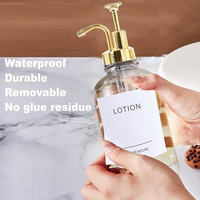 Dish Soap Dispenser for Kitchen, Hand Glass Soap Dispenser Set - Image 6