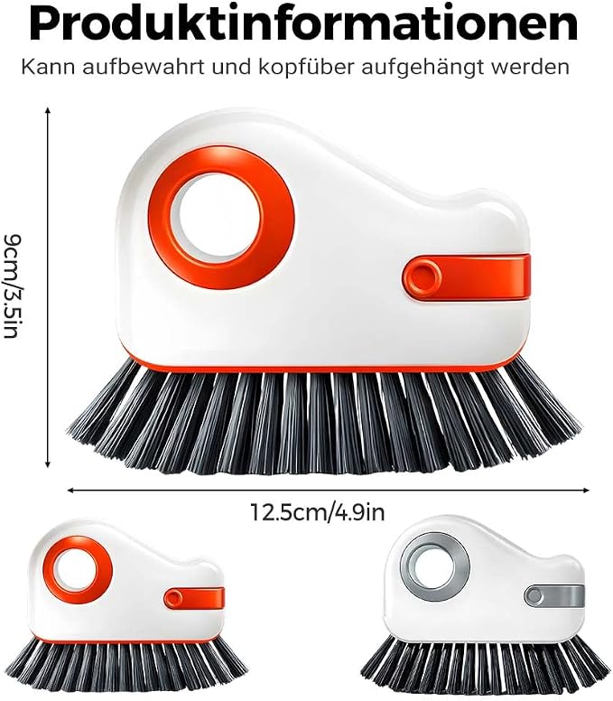 2 in 1 Cleaning Brush Window Track Cleaning Tools, Grout Cleaner Grip Brush - Image 5