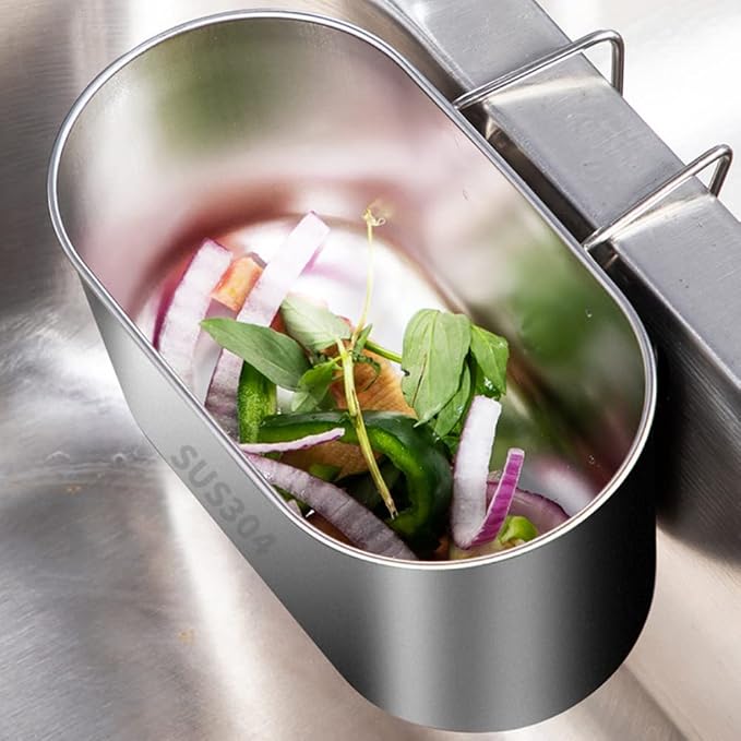 SYCOOVEN Stainless Steel Sink Drain Strainer Basket - Image 6