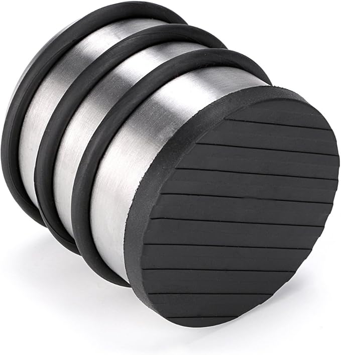 Sumnacon Heavy Duty Floor Door Stopper No Drill, Durability Stainless Steel - Image 7