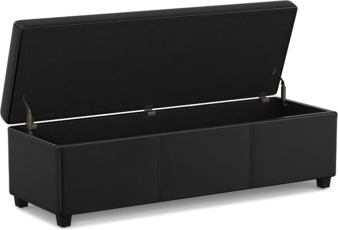 SIMPLIHOME Avalon 54 inch Wide Contemporary Rectangle Extra Large Storage - Image 4
