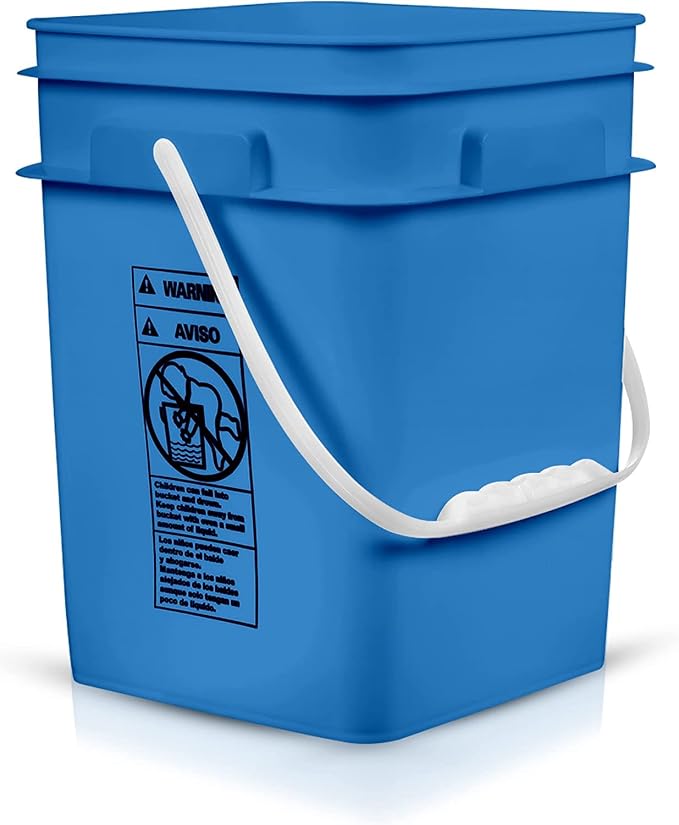 House Naturals 4 Gallon Square Food Grade Bucket Pail - Image 4