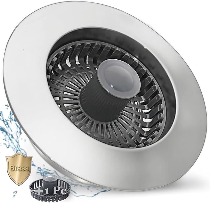 3 in 1 Kitchen Sink Stopper, Pop Up Kitchen Sink Drain Strainer, by BAOLSLS