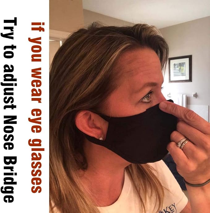 Pack 8 Black Dust Mouth Mask - Image 5