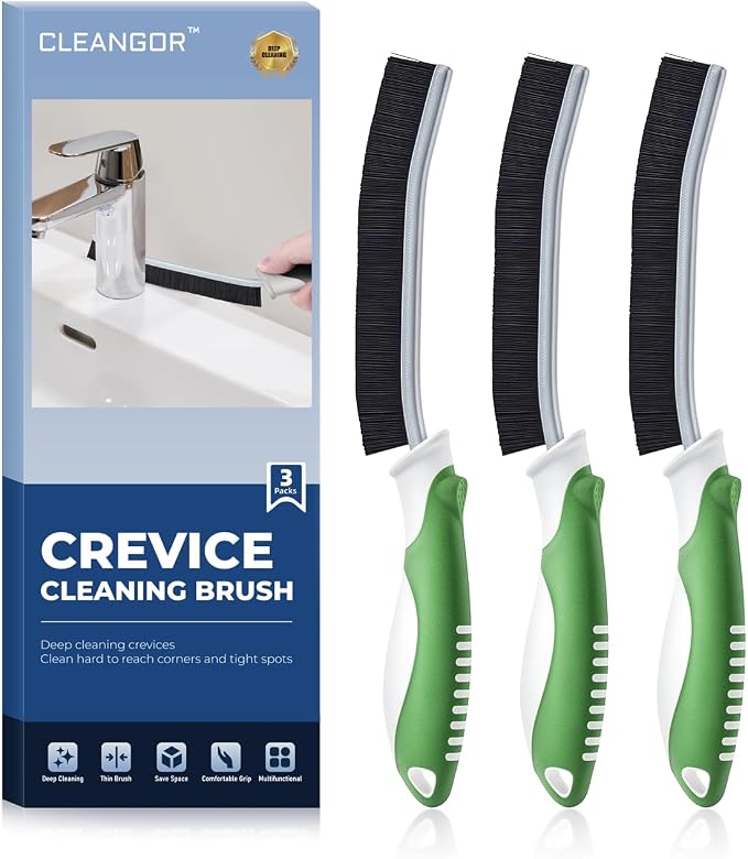 Crevice Cleaning Brushes, Scrub Brush by Cleangor