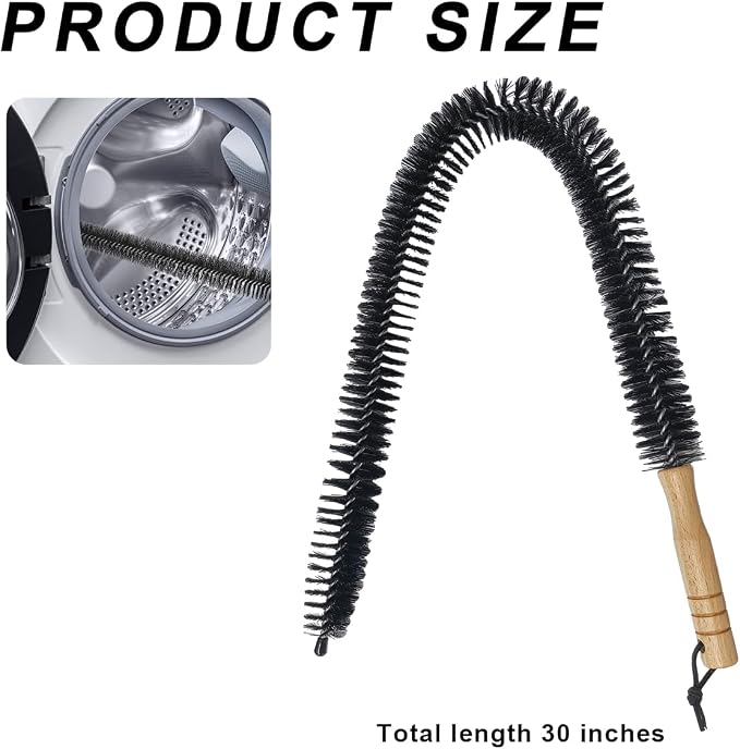 Radiator Cleaner Brush, 30 Inches Flexible Radiator Duster Cleaning Brush - Image 2