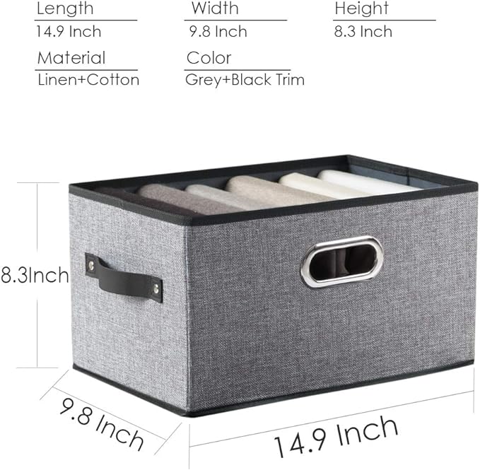 PRANDOM Large Collapsible Storage Baskets - Image 6
