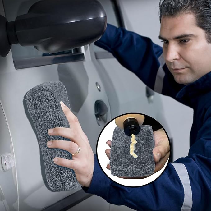 HOMEXCEL Microfiber Applicator Pads, Scratch-Free Car Wash Sponge - Image 6