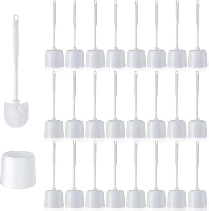 Roshtia 24 Sets Toilet Brush and Holder Set by Roshtia