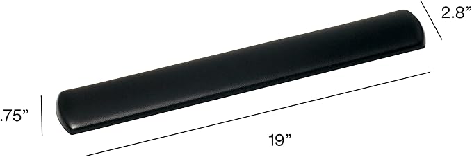 Keyboard Wrist Rest Gel Black Leatherette Kp200le - Image 10