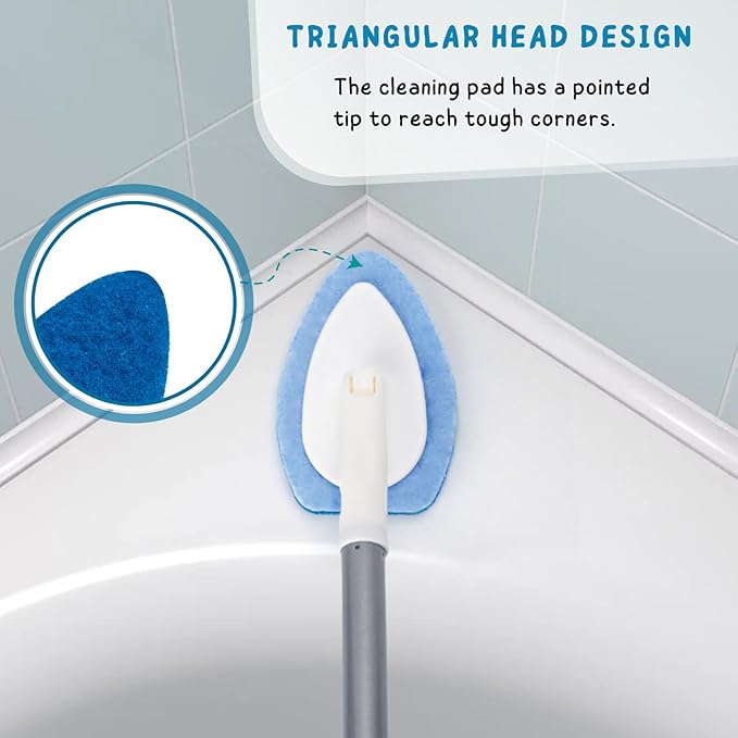 Shower Scrubber, Bathroom Tub and Tile Cleaner Brush - Image 6