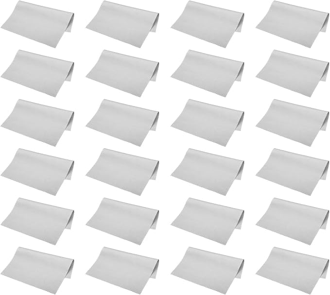 PATIKIL Eyeglass Microfiber Cleaning Cloth 7"x6", 24 Pack Glasses Cleaning by PATIKIL