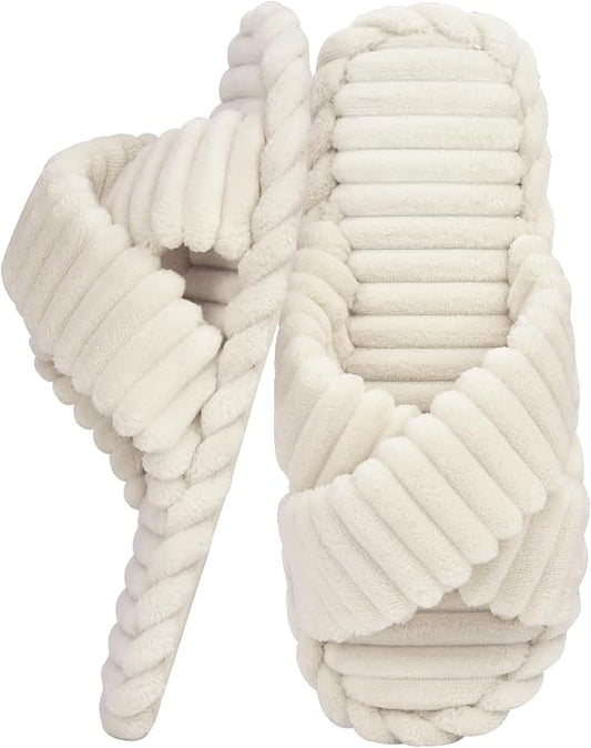 ZOORON Women's Cozy Slippers Crossbands & Durable Foam by ZOORON