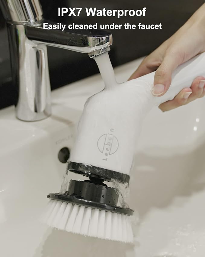 Leebein Electric Spin Scrubber, Cordless Cleaning Brush - Image 7