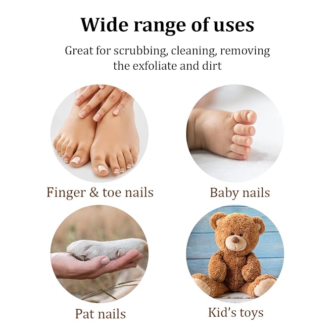 Wooden Cleaning Finger Nail Brush - Image 6
